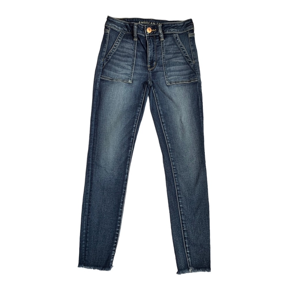 American Eagle Ne(x)t Level Stretch Hi-Rise Jeggings Crop / Size 6/ Length R
